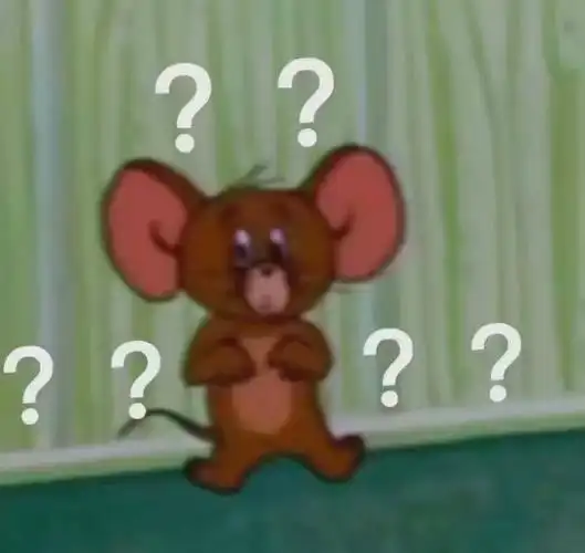 杰瑞鼠疑惑问号表情包杰瑞鼠问号脸表情包卡通表情