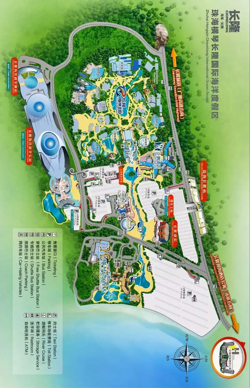 珠海长隆 广州长隆所有高清地图整理好了.#旅行推荐官 #目的 - 抖音