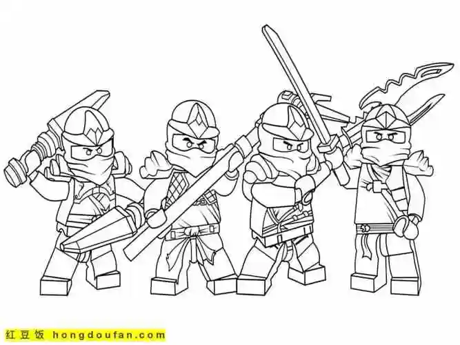 免费,免费下载,动画片,卡通填色,填色大全填色游戏填色画,幻影忍者