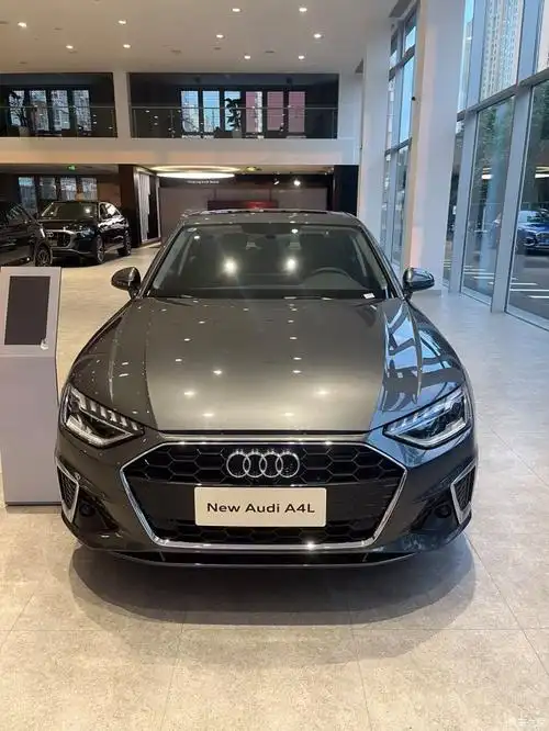 奥迪a4l还得是天云灰