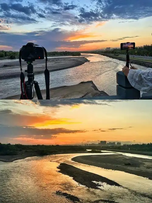 关於伊犁河的日落