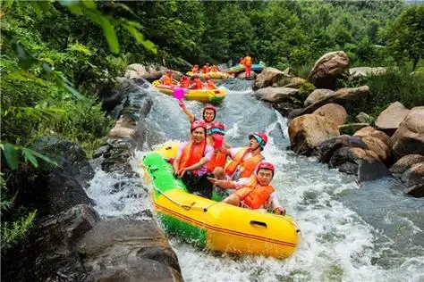 尧山大峡谷漂流集团景区服务再升级清凉暑期沁心脾