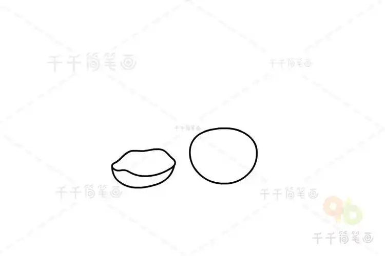 莲子简笔画