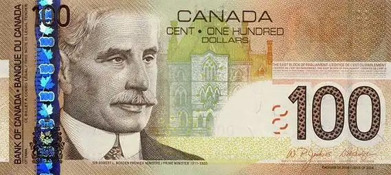 p>加拿大元的简称符号c$.是加拿大的官方货币.