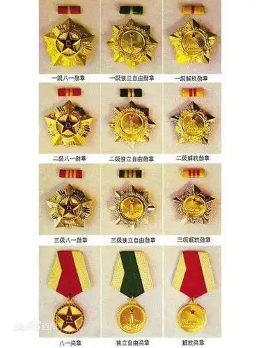 八一勋章图片