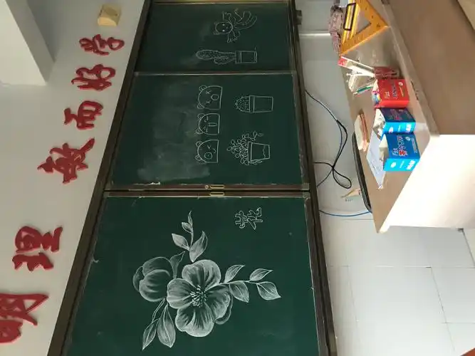 我的板书是板画!