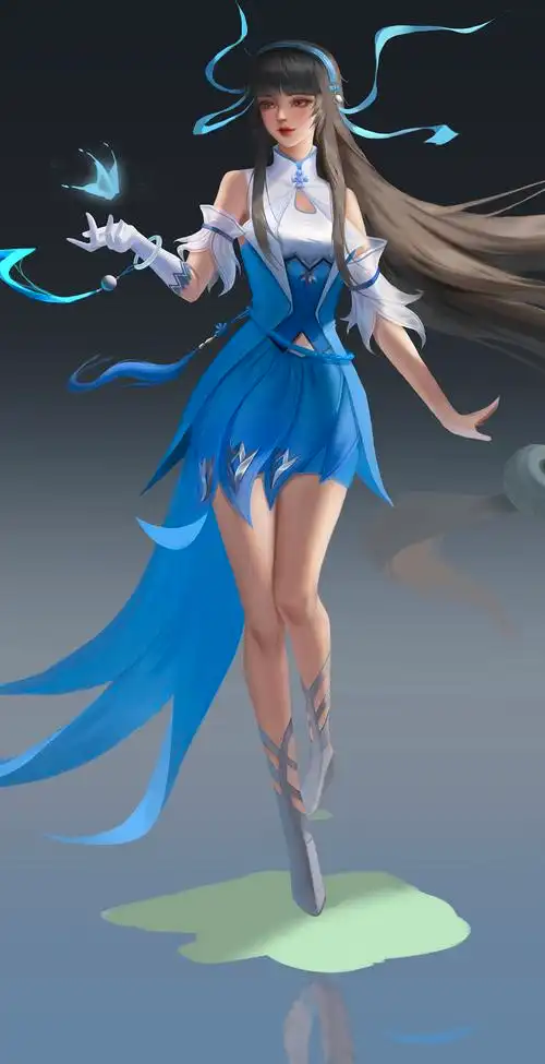 王者荣耀西施立绘