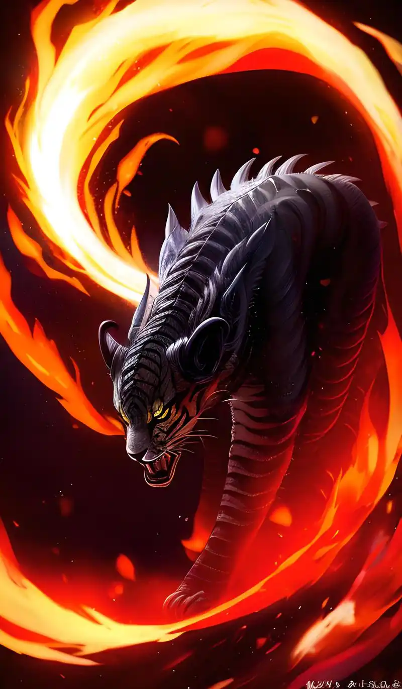 分享神兽龙虎系列手机壁纸4月11日第二季