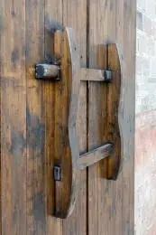 中国农村老式木门栓