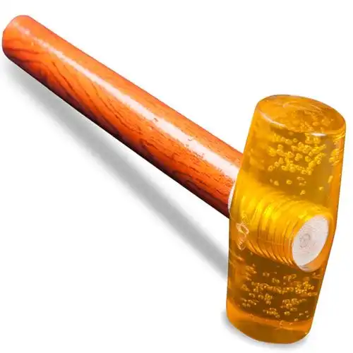 邦可臣木工铺贴地板砖装修工具瓷砖橡胶地砖锤子橡皮榔头小号皮锤子