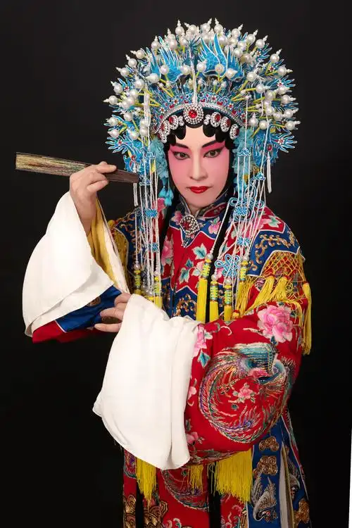 我的京剧照-京剧旦角化妆