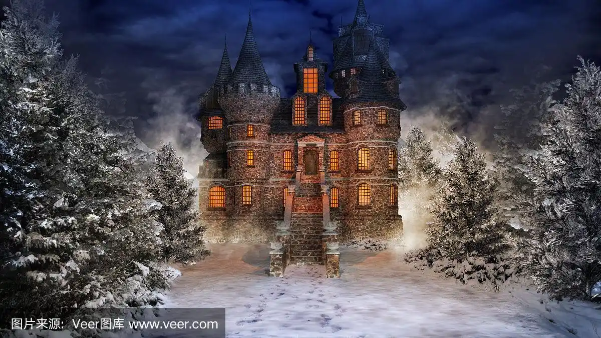 森林中的童话城堡