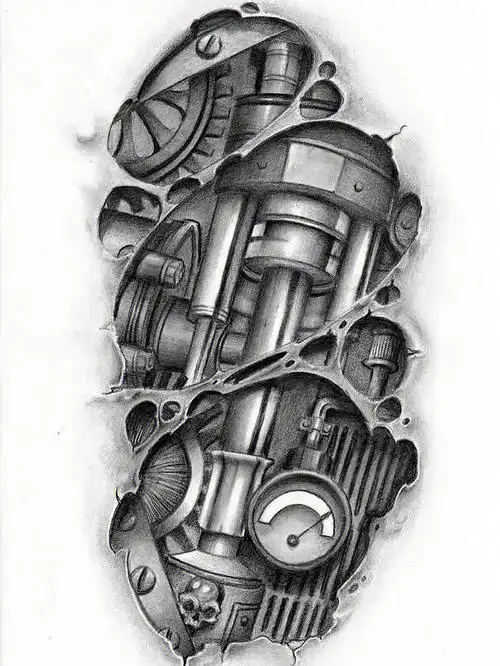 机械臂机械纹身