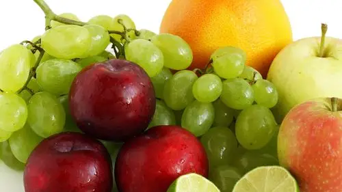 壁纸 水果,葡萄,李子,苹果,柠檬,橙子 5120x2880 uhd 5k 高清壁纸