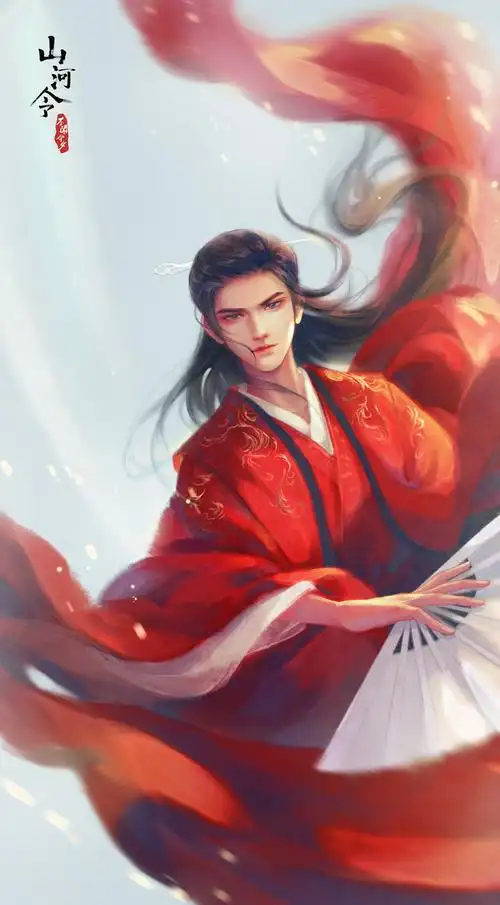 《山河令》同人古风插画-山河不足重