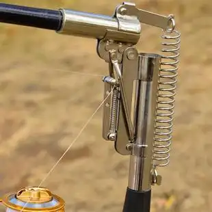 天雾自动钓鱼竿弹簧竿远投抛竿海杆特价自动弹跳海竿套装渔具用品