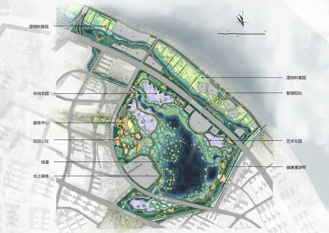 2855亩!望城这座新添的湿地公园,效果图抢先看