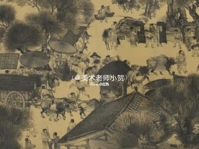 线描写生课程八——《清明上河图线描》