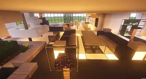 > 我的世界小型别墅咱们这次从这套 小型别墅的卧室来观赏它的内饰吧