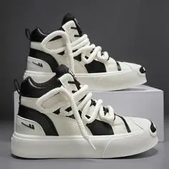 warrior回力开口笑高帮板鞋女百搭女鞋厚底舒适运动鞋女休闲鞋