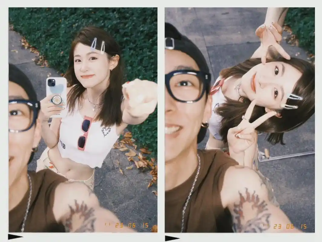 情侣自拍都来学这个角度～ 甜薯了95.#拍照姿势 #情侣 不 - 抖音