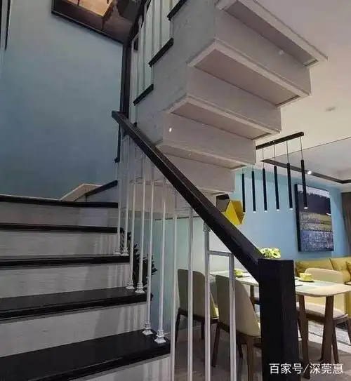 有创意的转角楼梯装修设计,能提升装修档次!复式空间别错过!