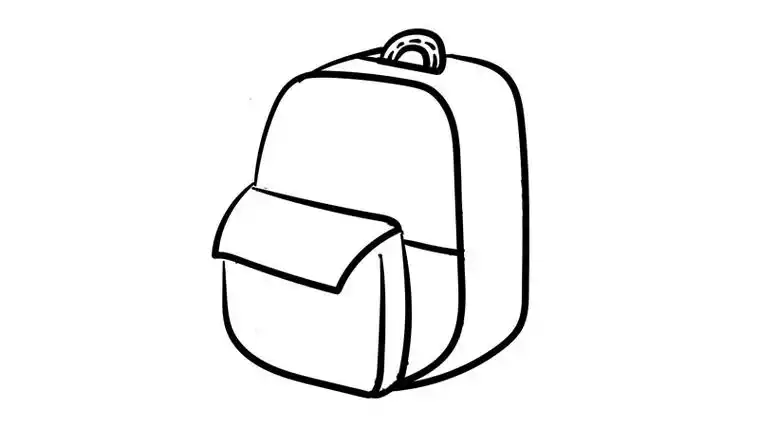 书包简笔画 书包怎么画