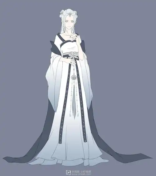 古风插画之服装搭配小物设计