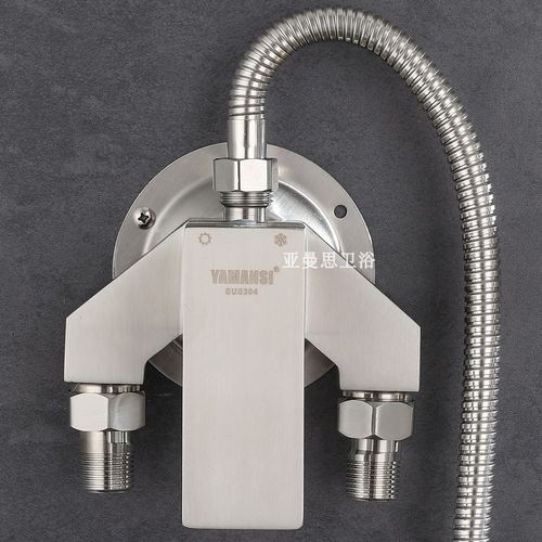 全铜明装淋浴套装 家用浴室混水阀淋浴大花洒冷热水沐浴喷头开关