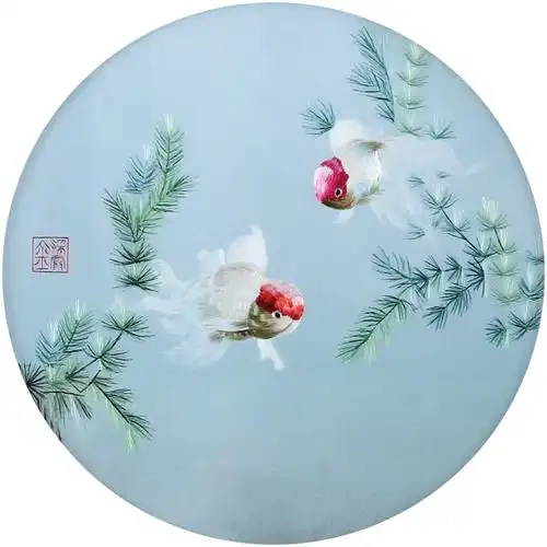 湘绣双面绣 《金玉满堂》 国家非遗 手工刺绣