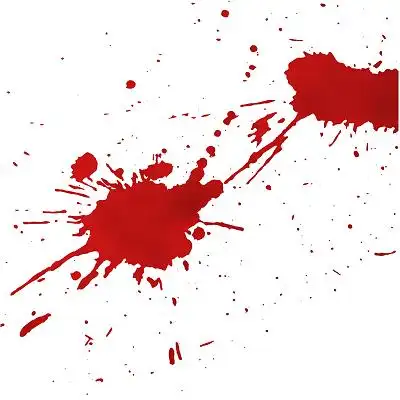 血迹手绘万圣节血迹元素万圣节活动png素