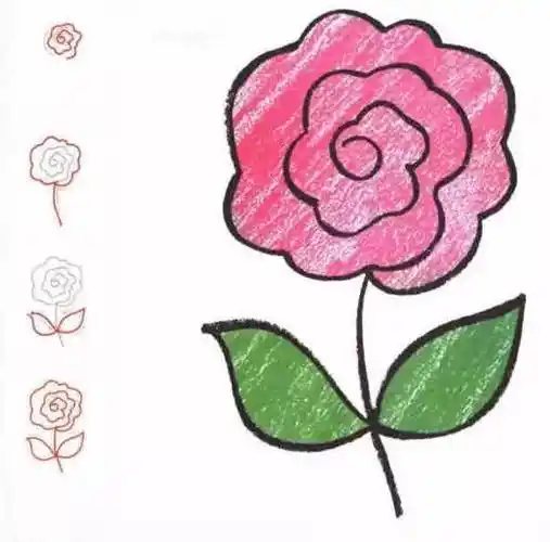 鲜花简笔画 鲜花简笔画彩色