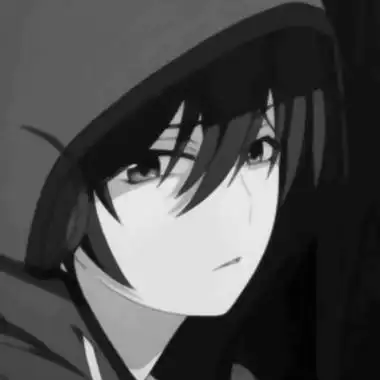 黑色动漫男生头像帅气冷漠