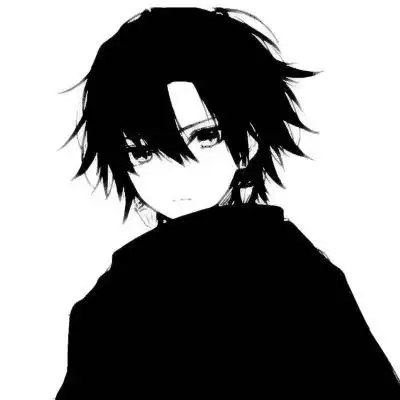皆是孤独,冷酷男生神秘黑白头像图片_男生动漫头像_头像屋