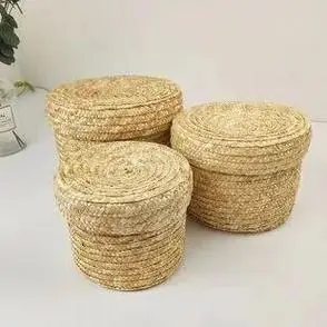 快到芒种了收麦了,九个用麦秸编织的手工艺品,看看有你喜欢的吗