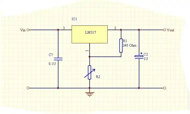 做了一个可调直流稳压电源(1.5--30v),现在只能调到15v左右.现在来看