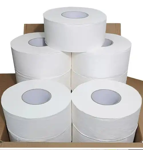 大盘纸宾馆酒店厕所商用卫生纸卷筒纸木浆纸珍宝大卷12卷500克