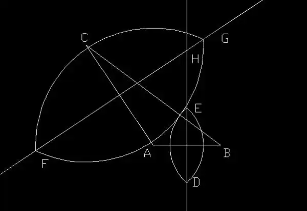 钝角三角形的外接圆怎么画