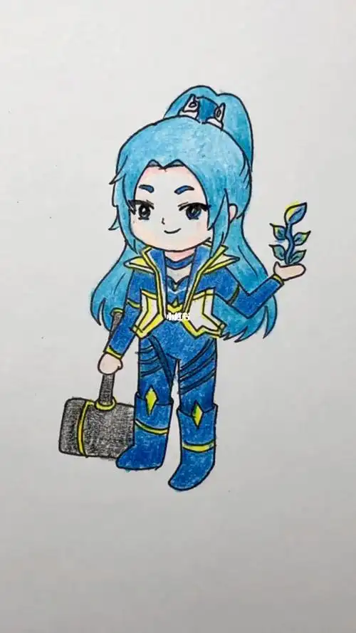 简笔画  #斗罗大陆  #唐三手绘  #卡通人物