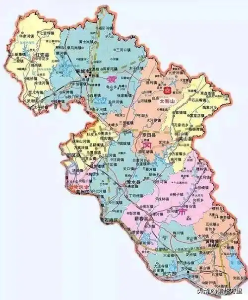 湖北省的区划调整,12个地级市之一,黄冈市为何有10个区县?