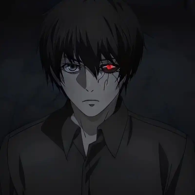 金木头像 喜欢的请点个赞 下半部分 #东京食尸鬼# #金木研# #动漫男头