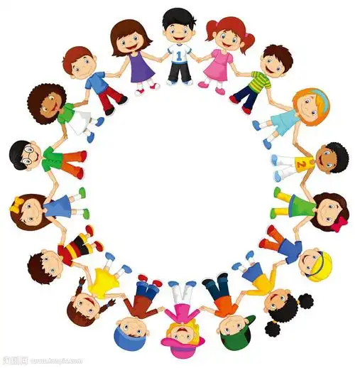 幼儿园卡通手拉手