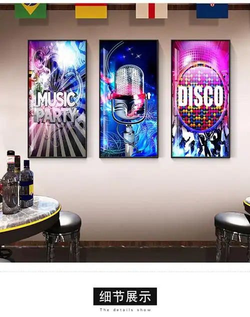 ktv装饰挂画量版ktv装饰画主题包厢美女挂画酒吧清吧夜场壁画娱乐会所