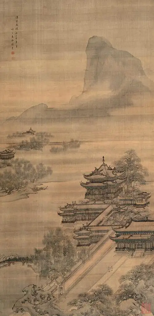 清宫界画大师 袁江作品 高清大图