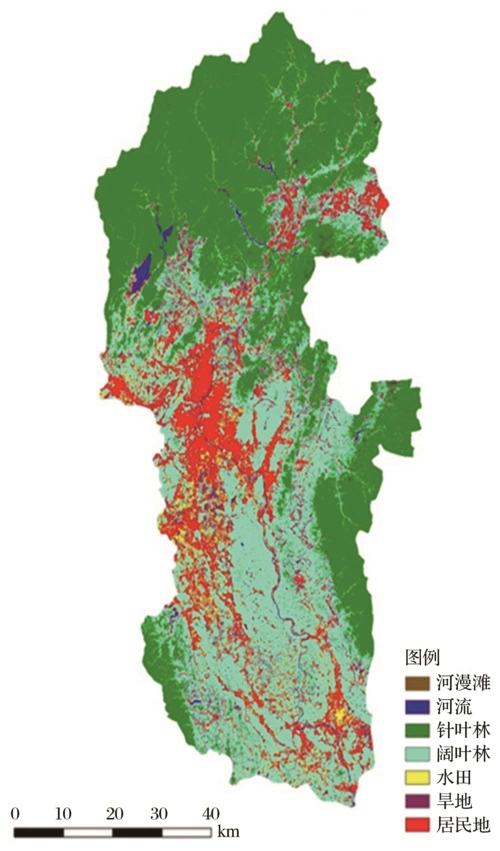 基于gf-1和sentinel-1a的漓江流域典型地物信息提取