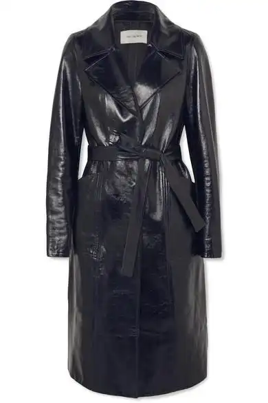 yvessalomon漆皮外套netaportercom