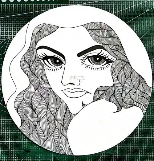 装饰画人物 装饰画人物黑白