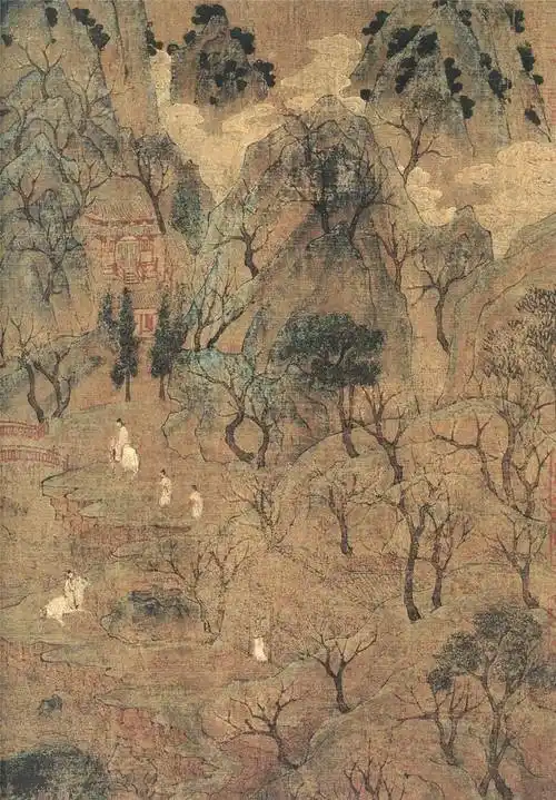 点景人物在山水画中的作用和文化内涵_作品