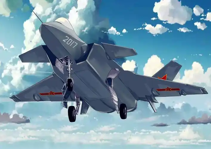 歼20运20插画手绘习作