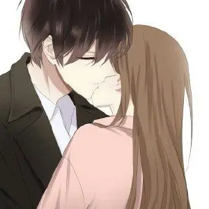 情头动漫一男一女可爱文艺范情侣头像一半一张